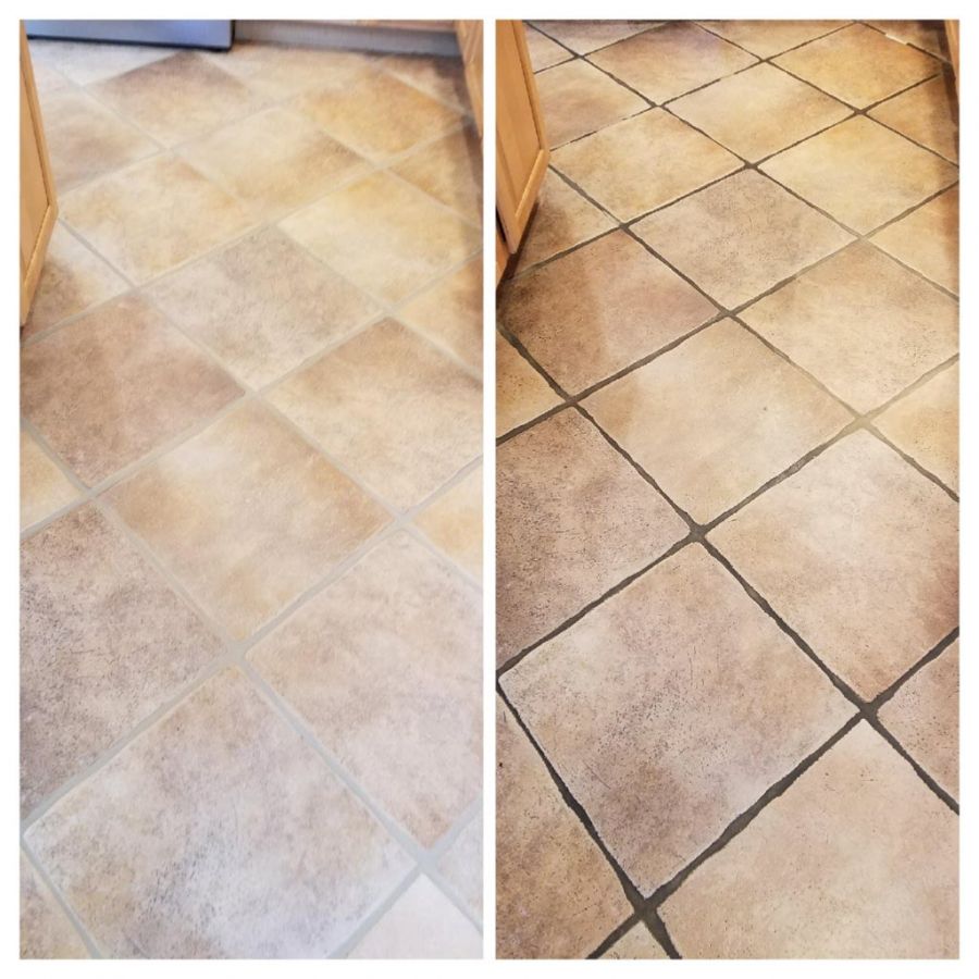 Recent tile and grout project